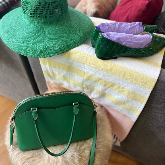 Green Kate Spade Cross Body Chic Purse! Spring has Sprung! :) - Picture 10 of 12